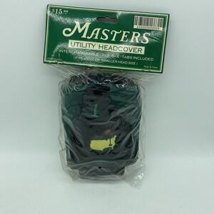 Masters Golf Utility‎ Headcover  1-3-5-X Club Tabs Augusta National Vintage New